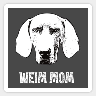 Weim Mom Weimaraner Design Sticker